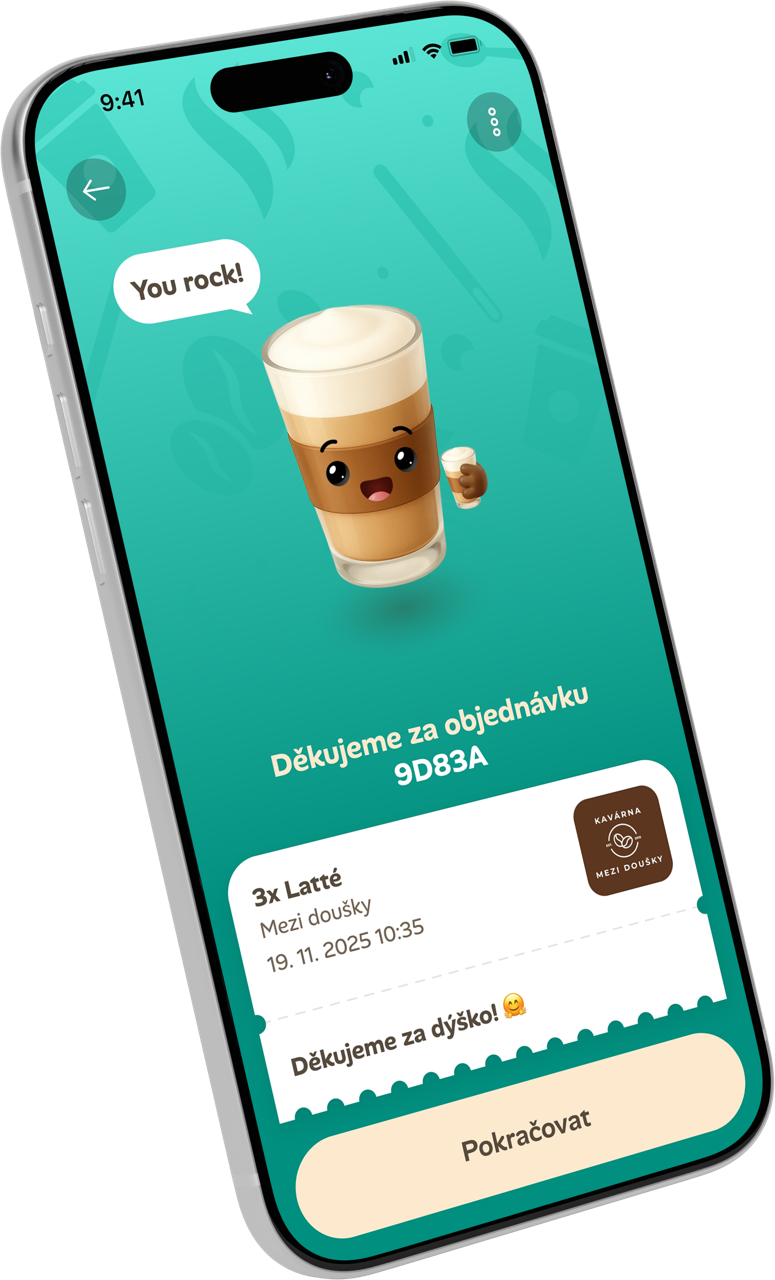 Cuppka aplikace