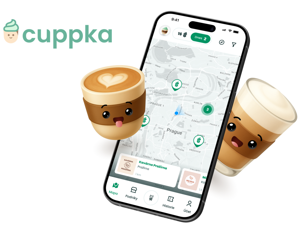 Cuppka avatar a ukázka aplikace